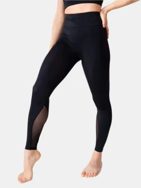 Black Full Length Leggings Leucosia