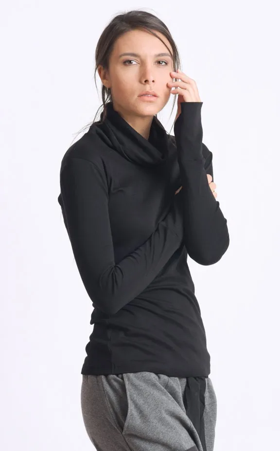 Black Long Sleeve Top