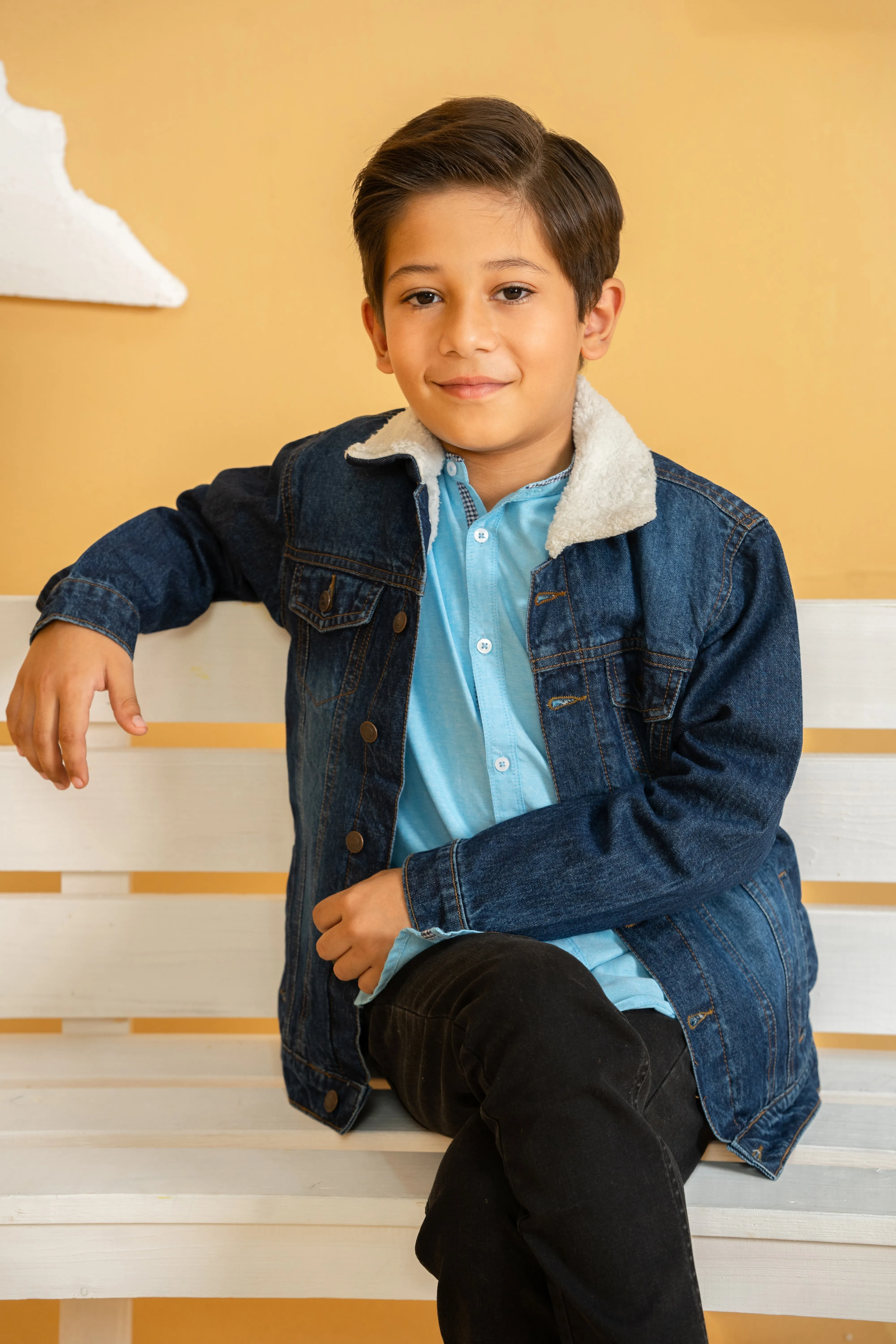 Boys FAHADI Cotton Casual Shirt