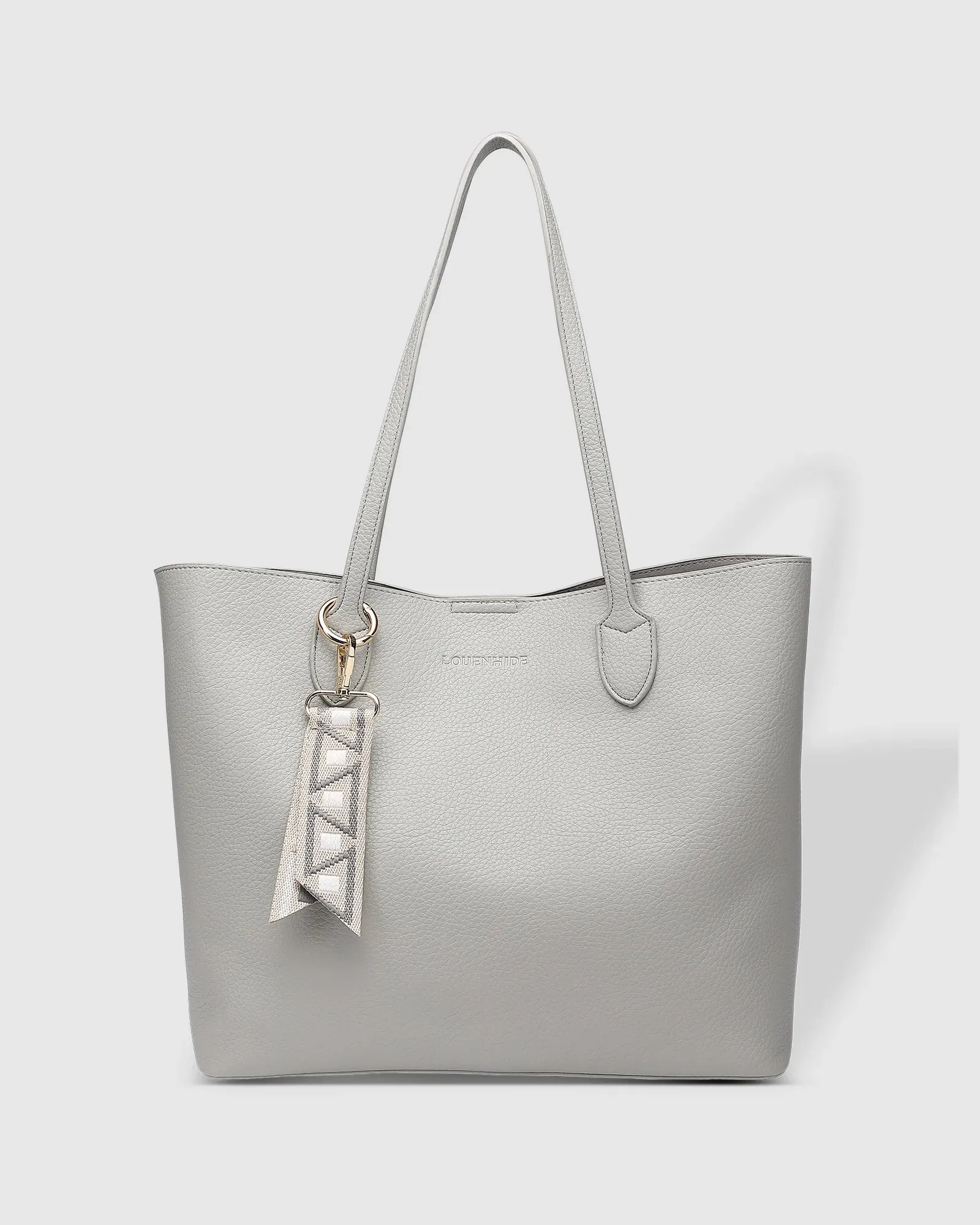 Brea Tote Bag in Light Grey