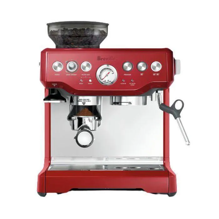 Breville BES870CRN Espresso Maker Red