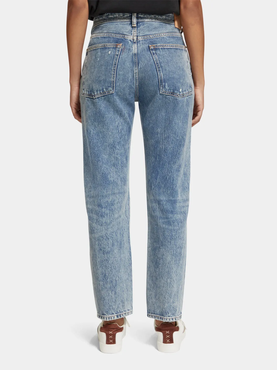 Buzz mid-rise boyfriend-fit jeans