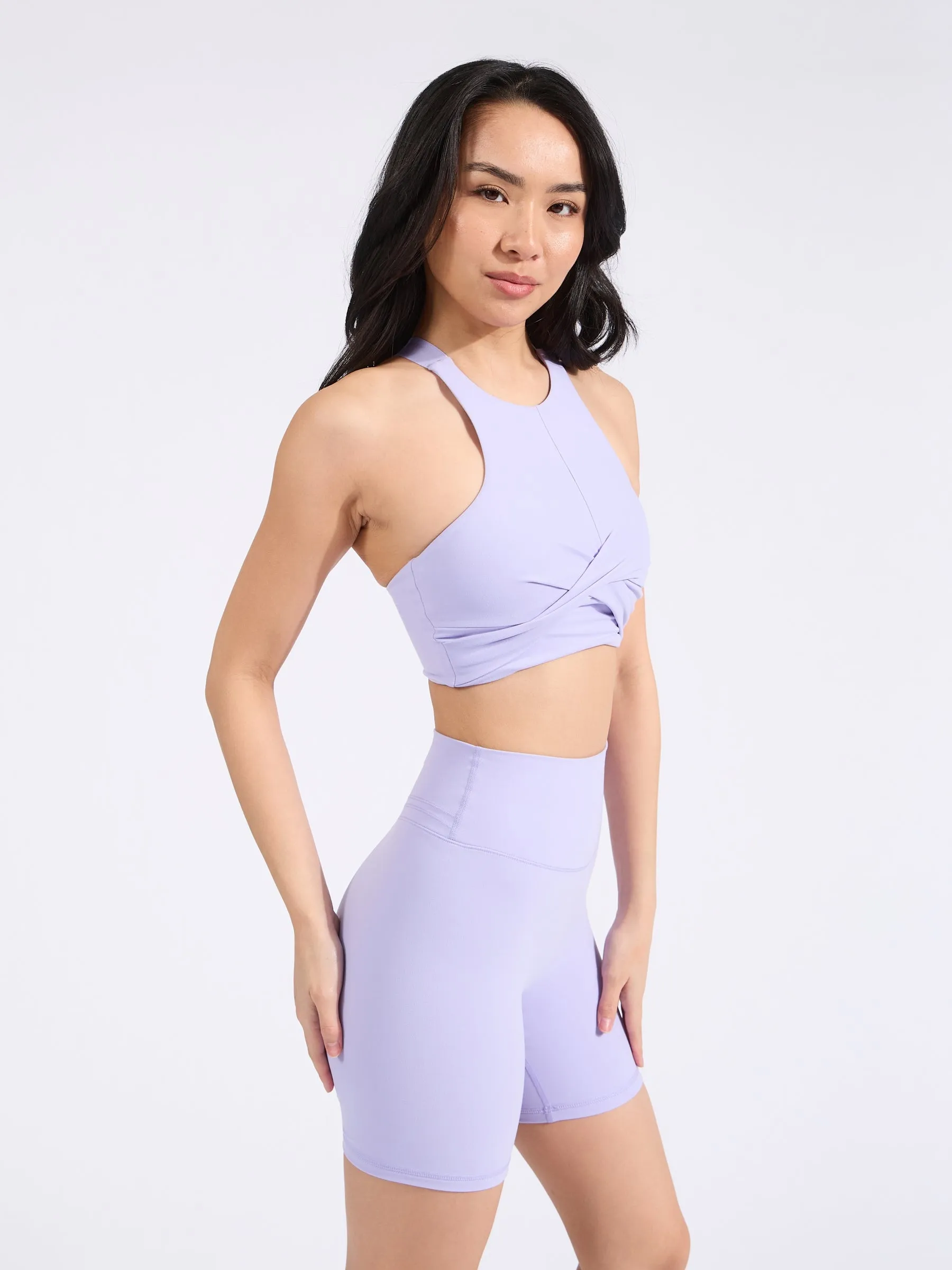 Candy Crew Sports Bra - Lavender Haze