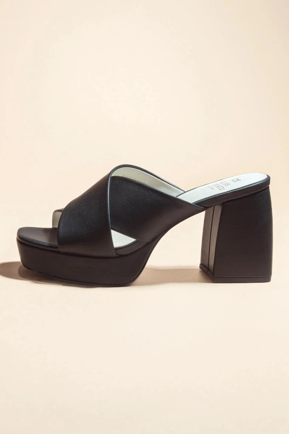 Carmen Platform Heels in Black - FINAL SALE