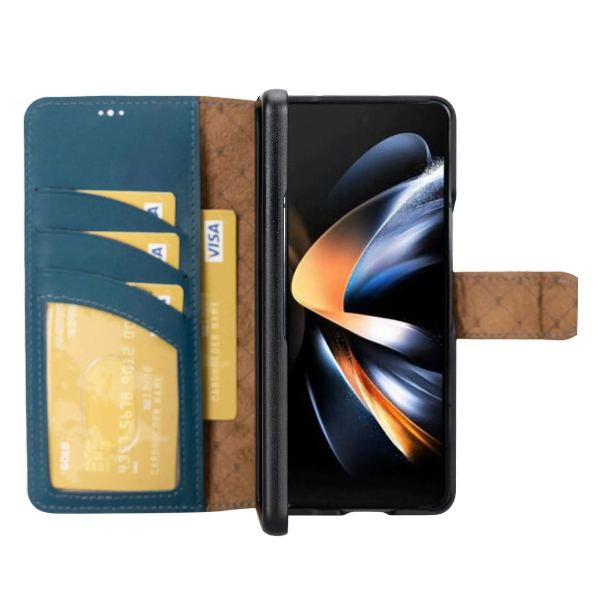 Carter Leather Samsung Galaxy Z Fold 4 Wallet Case