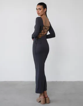 Cartia Maxi Dress (Slate)