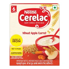 Cerelac Baby Cereal - Wheat Apple Carrot - From 6 to 24 Months 300 g