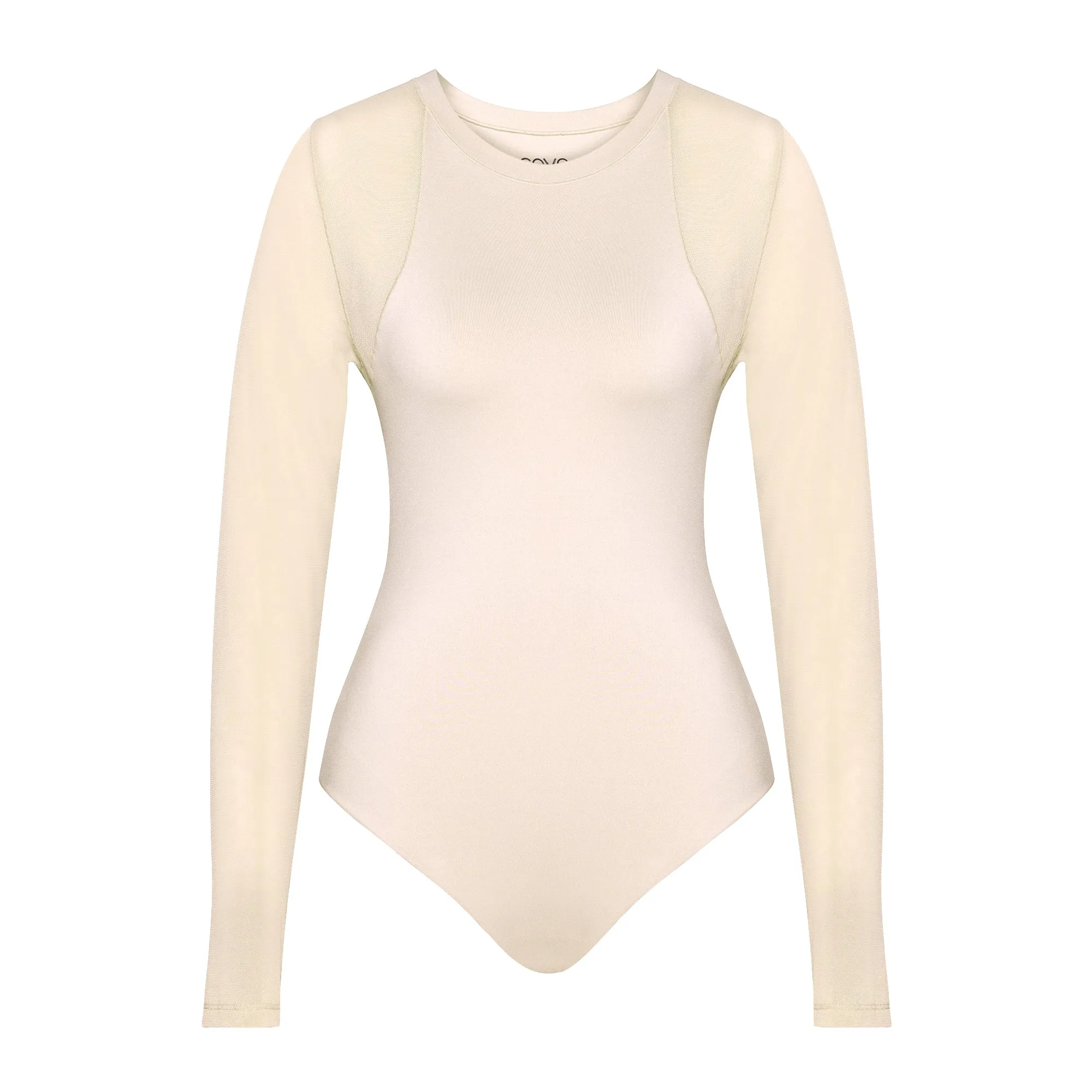 Champagne Air Mesh Bodysuit