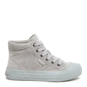 Cheery Grey Corduroy High Top Sneaker