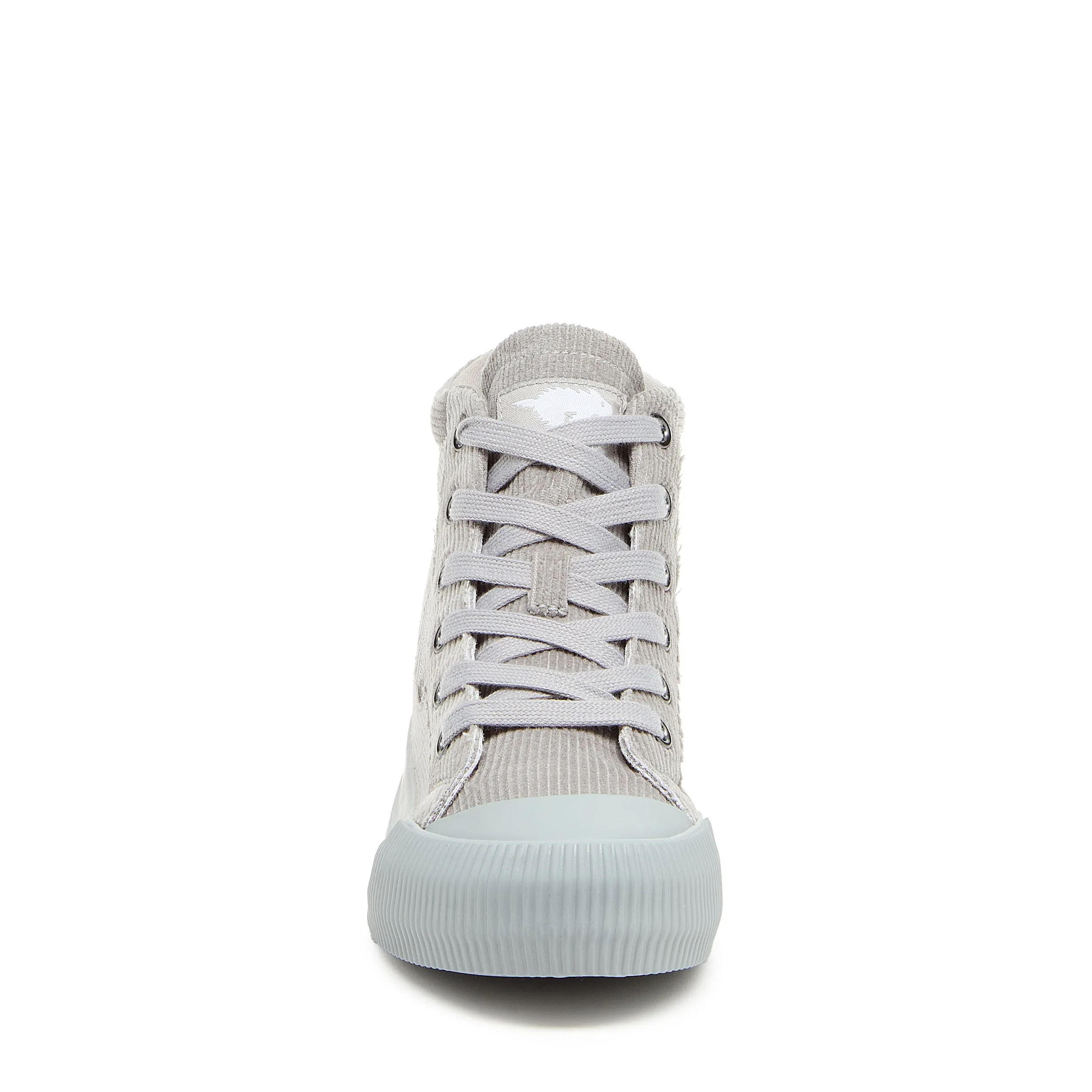 Cheery Grey Corduroy High Top Sneaker