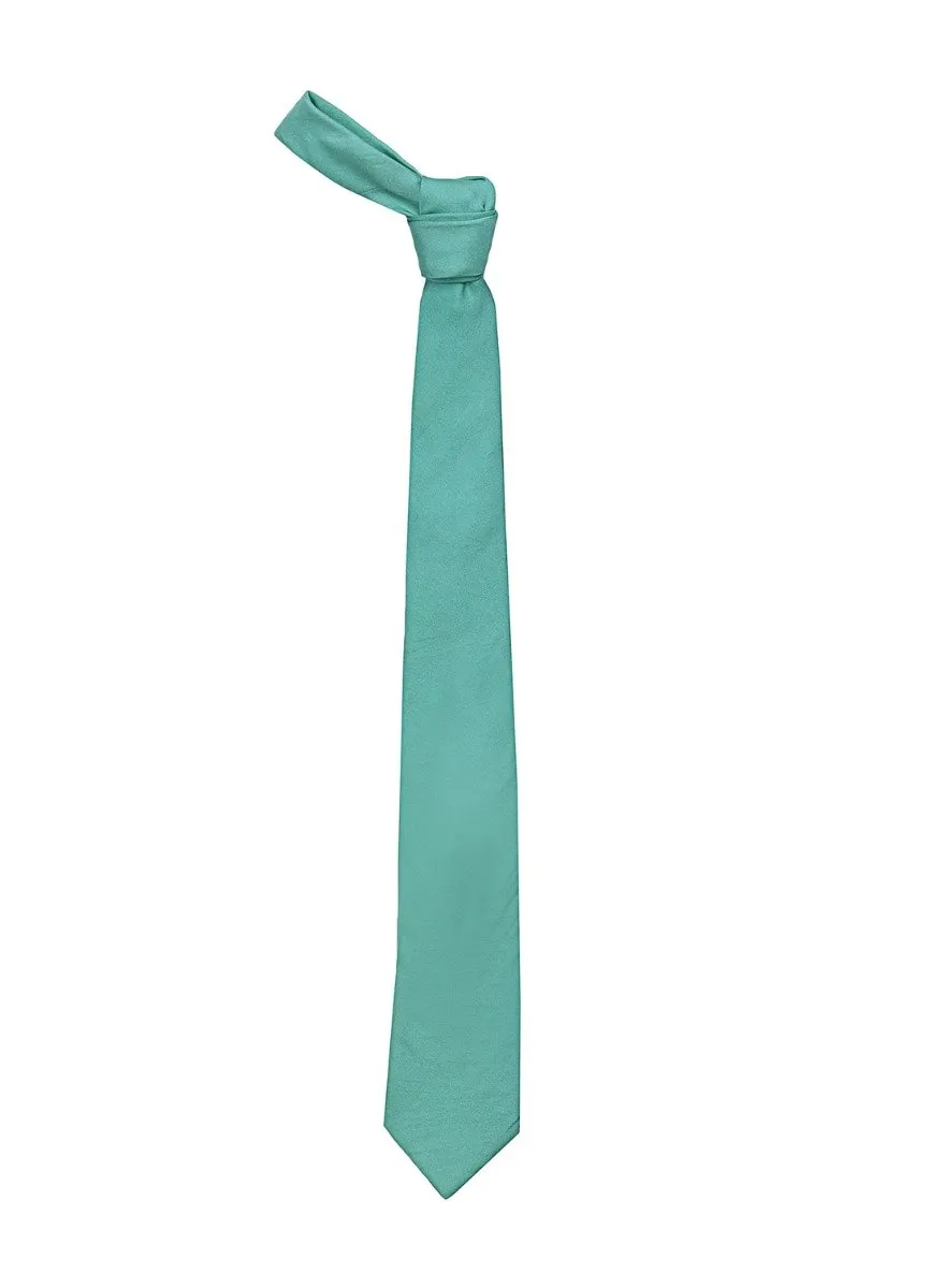 Chokore Dark Sea Green Silk Tie & Pocket Square set