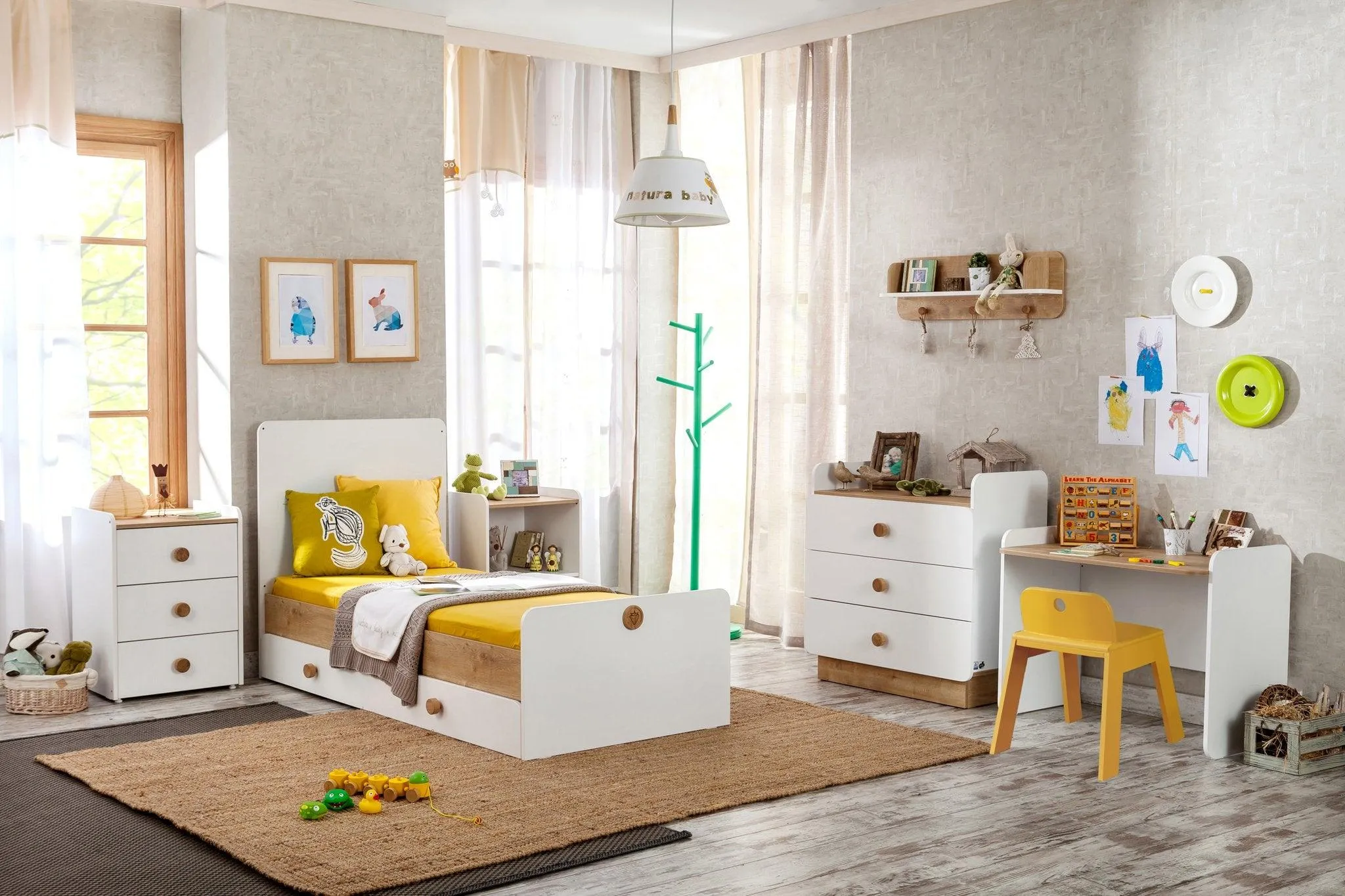 Cilek Natura Baby Dresser With Desk