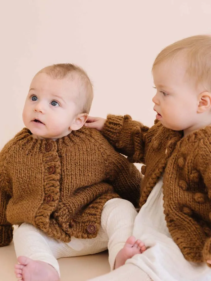 Classic Cardigan Sweater - Walnut