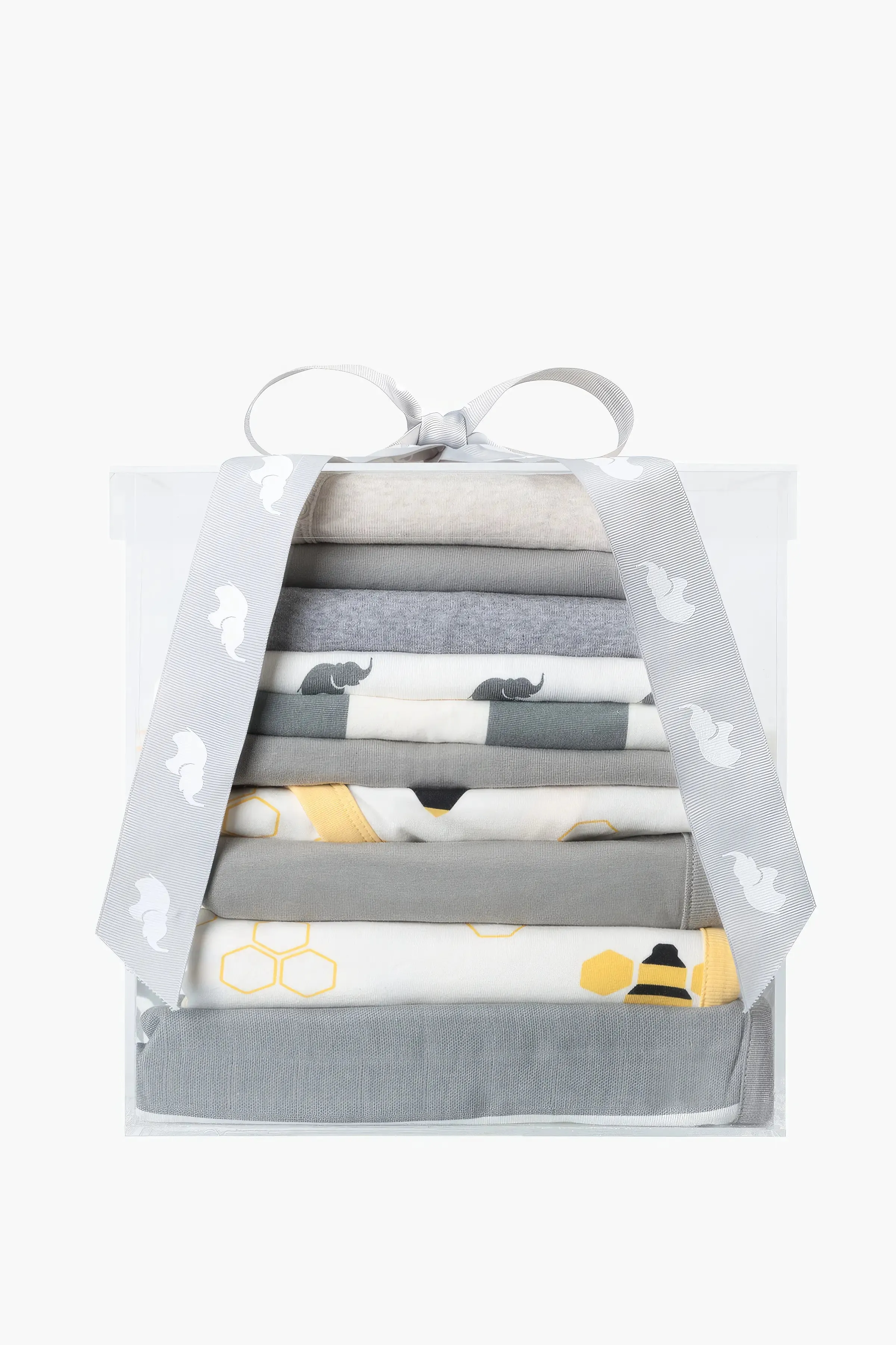 Classic Modern Layette Cuddle Box™️ - Grey