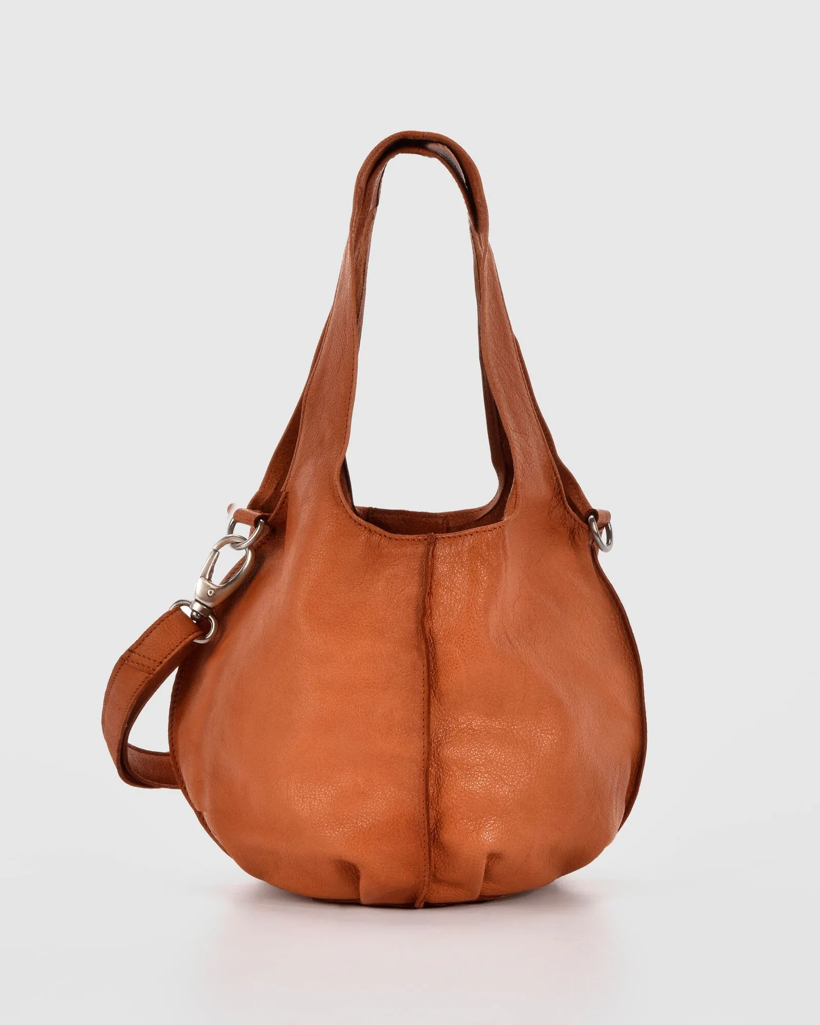 COBB & CO Simpson Small Round Leather Tote