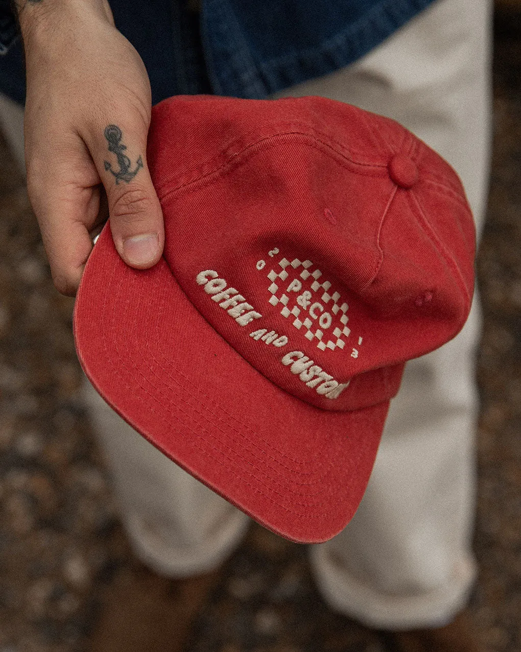 Coffee & Customs 5 Panel - Red