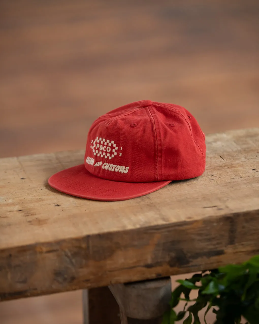 Coffee & Customs 5 Panel - Red