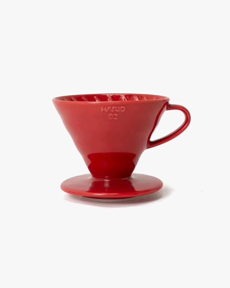 Coffee Dripper, Hario, Red Ceramic