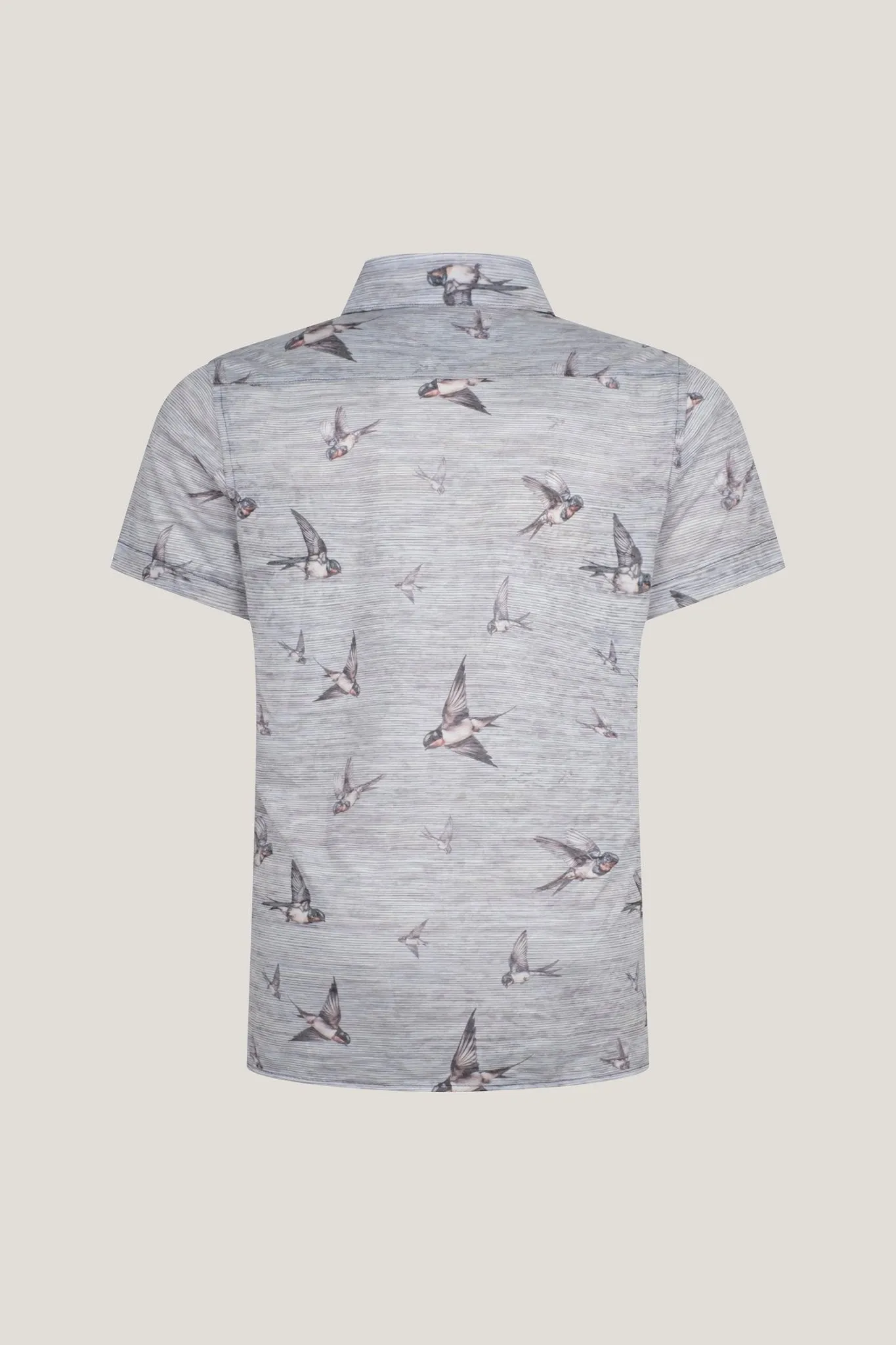 Collared Lightweight Shirt - Sparrow Stone