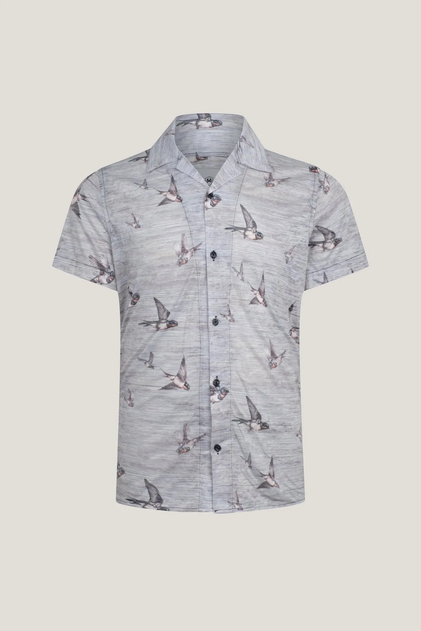 Collared Lightweight Shirt - Sparrow Stone