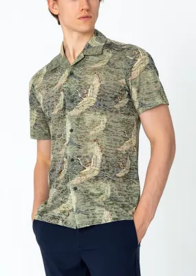 Collared Lightweight Shirt - Stork Green