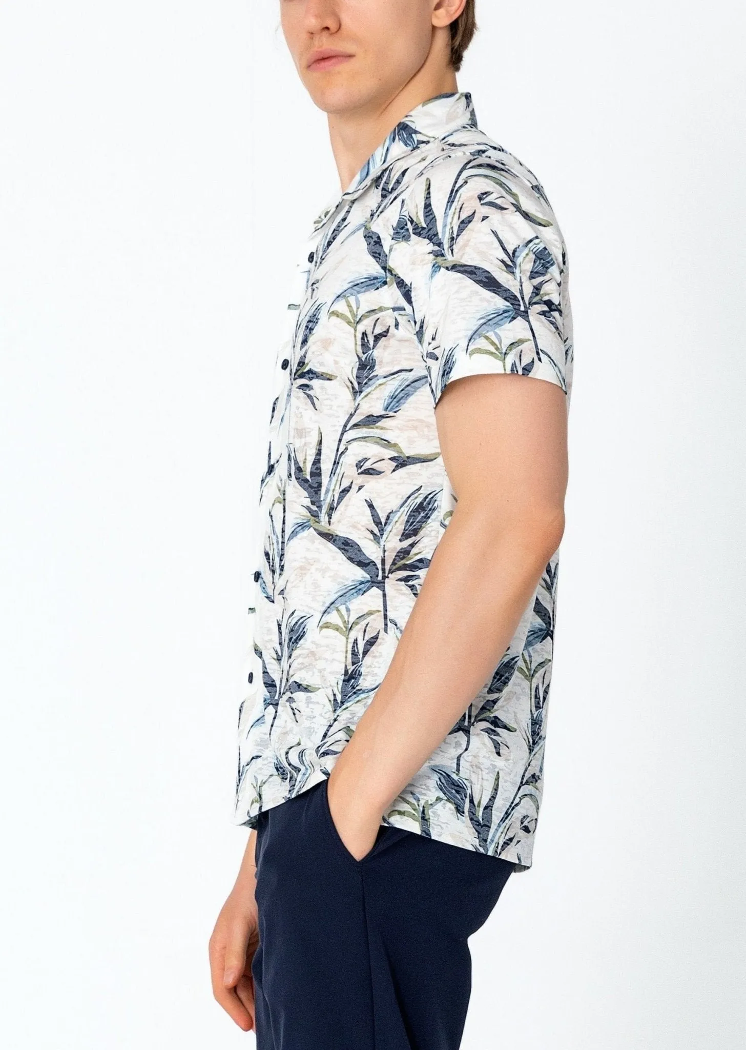 Collared Lightweight Shirt - Tree Branch