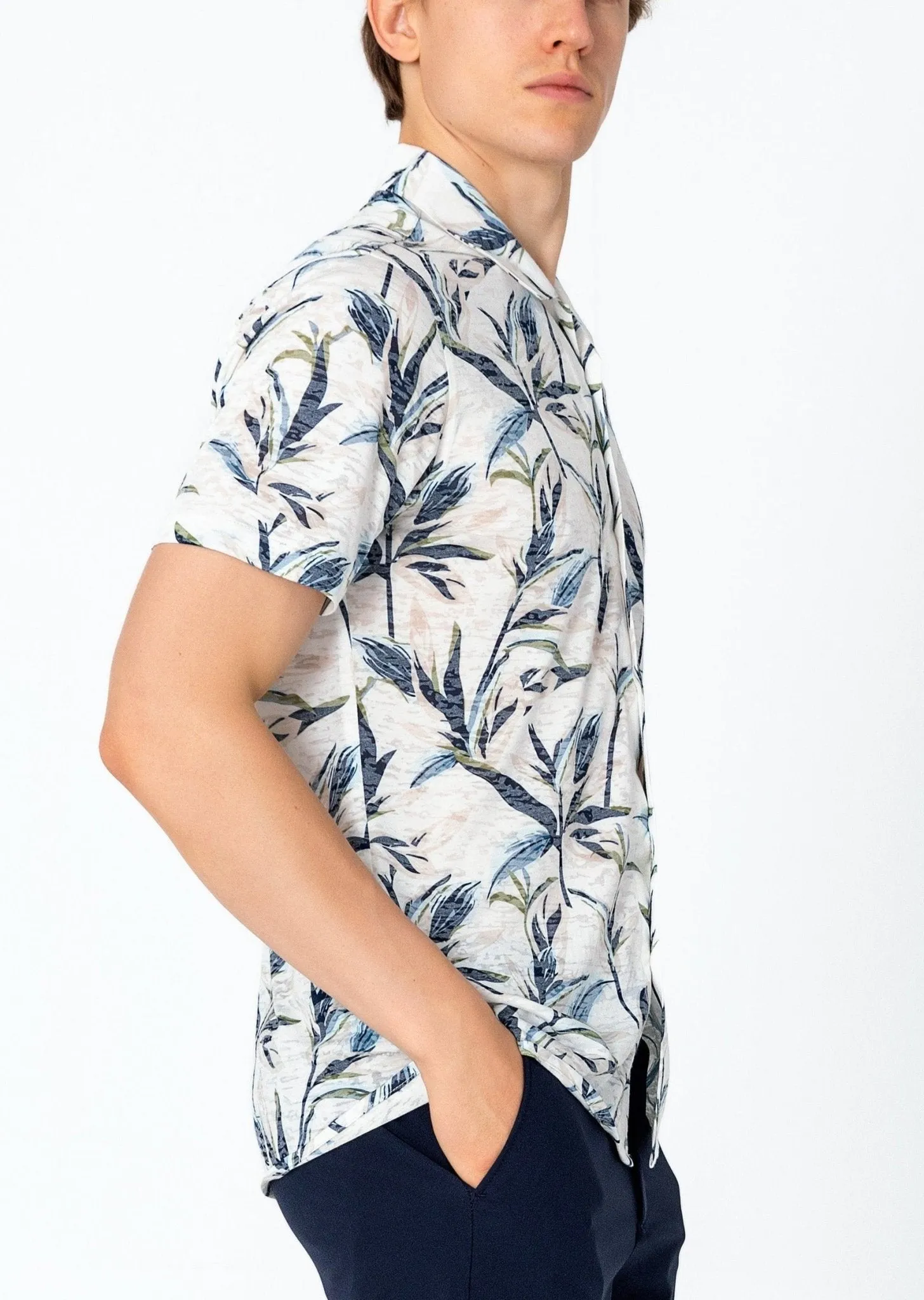 Collared Lightweight Shirt - Tree Branch