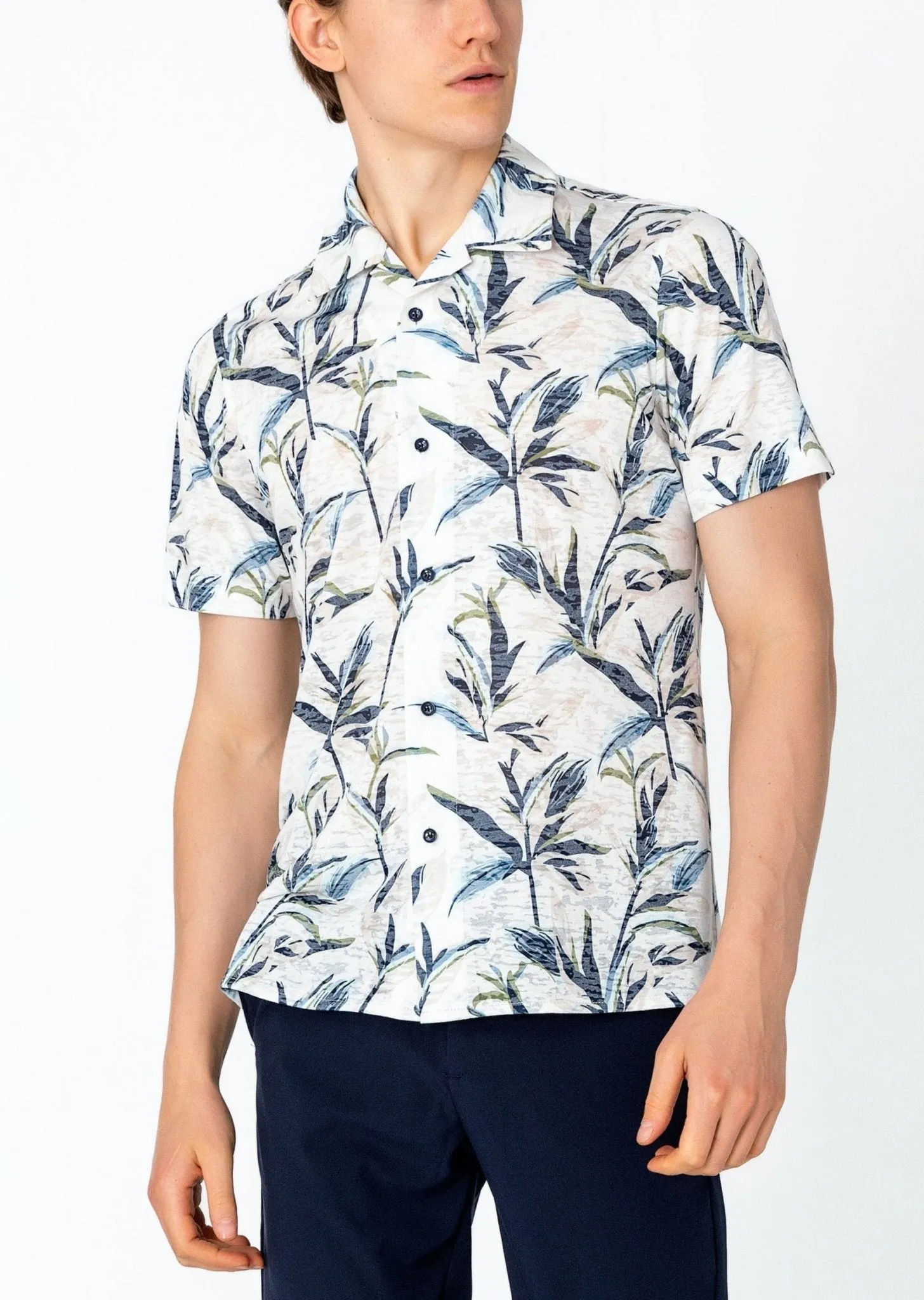 Collared Lightweight Shirt - Tree Branch