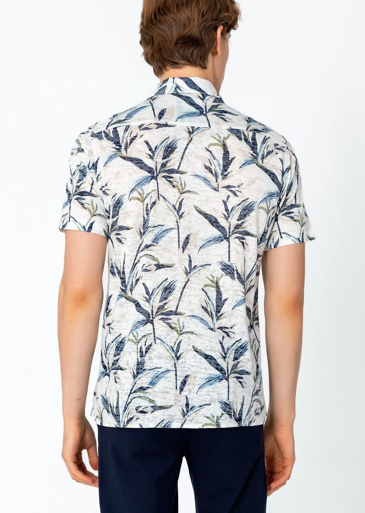 Collared Lightweight Shirt - Tree Branch