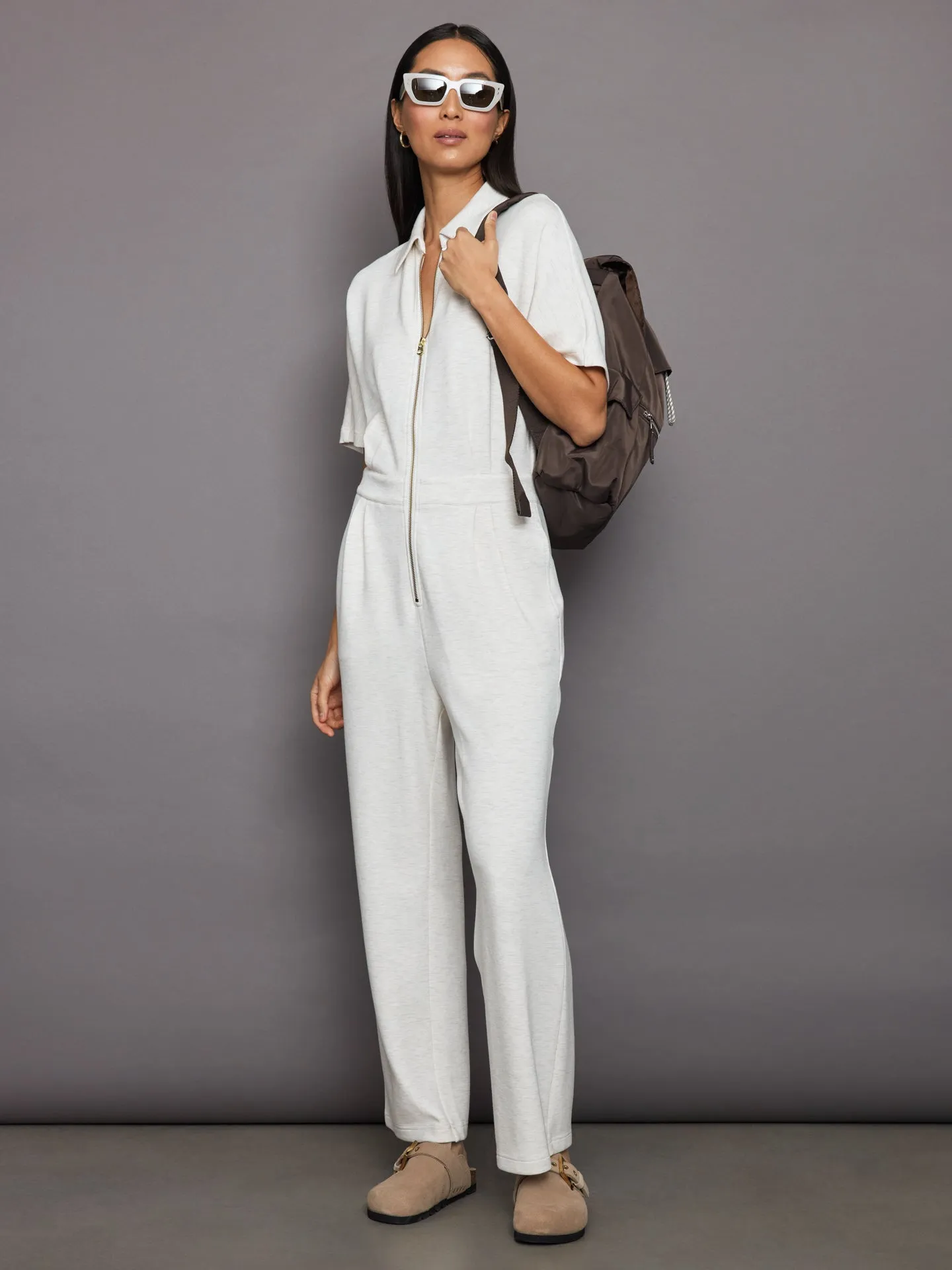 Corrine Jumpsuit - Ivory Marl