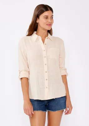 COTTON BUTTON BLOUSE