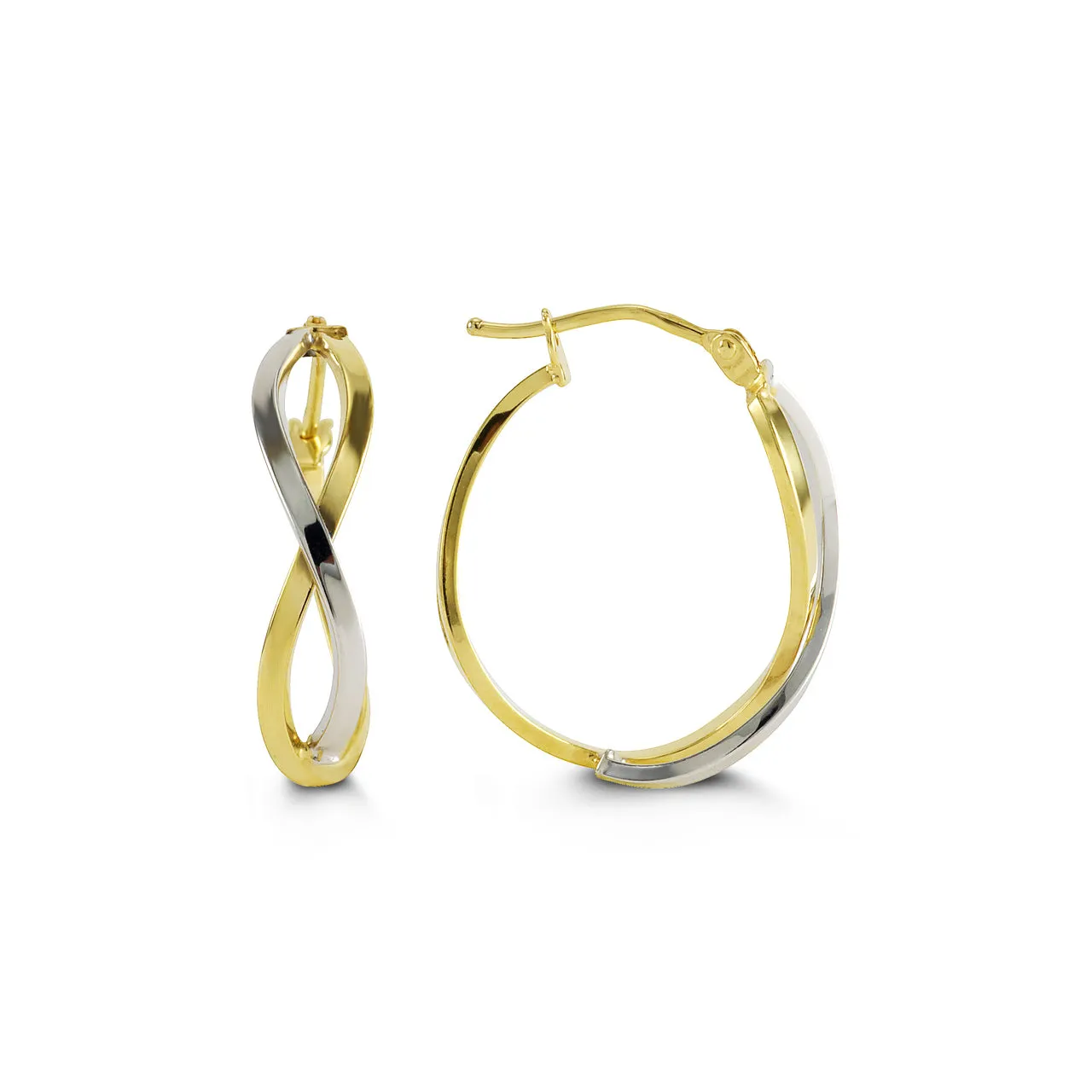 Criss-Cross Hoop Earring