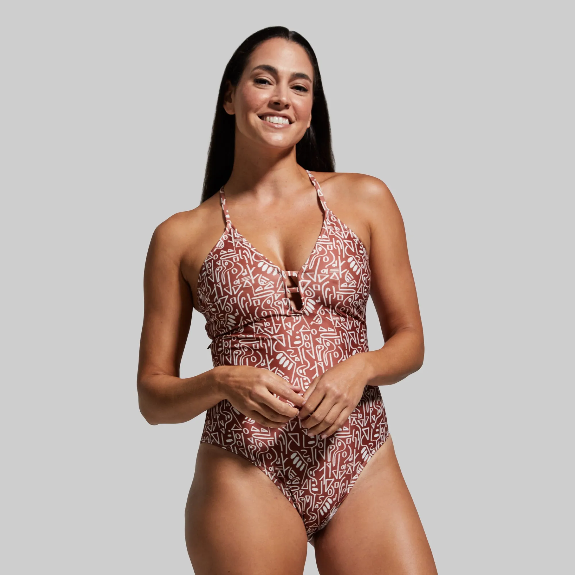 Cruisin' One Piece Swimsuit (Aztec)