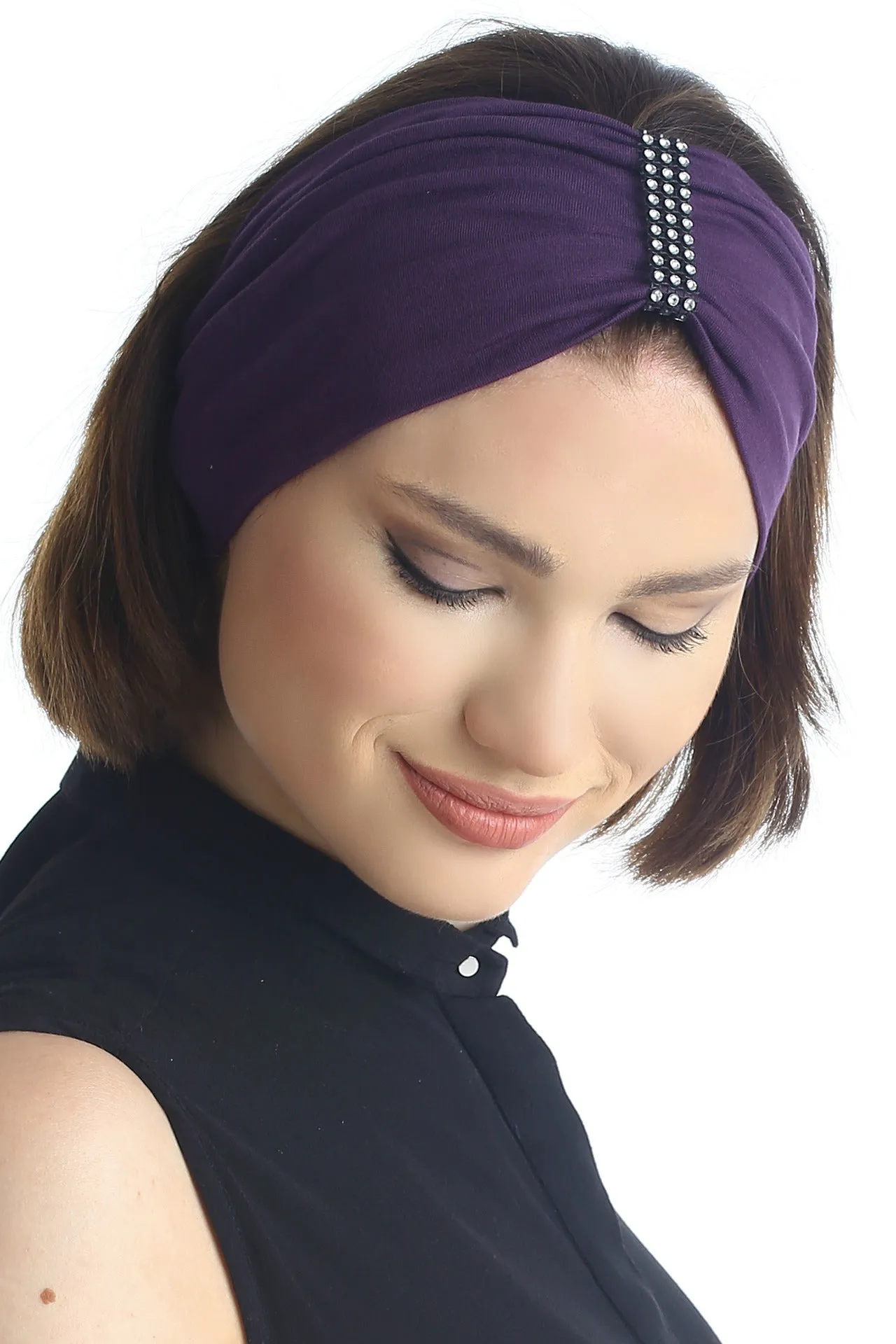 Crystal Detail Headband (2pcs)