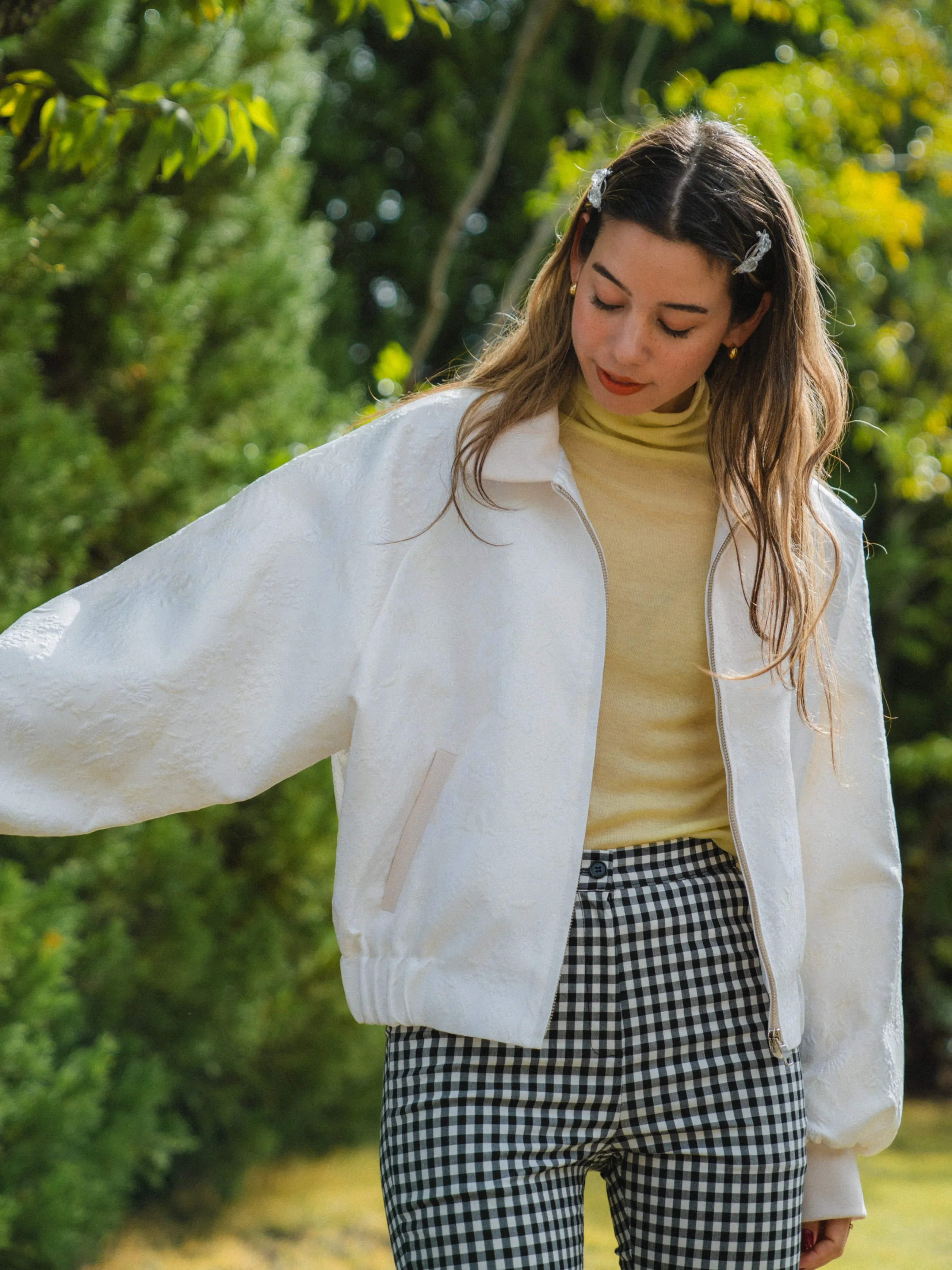 Daily Use See-through Turtleneck Top