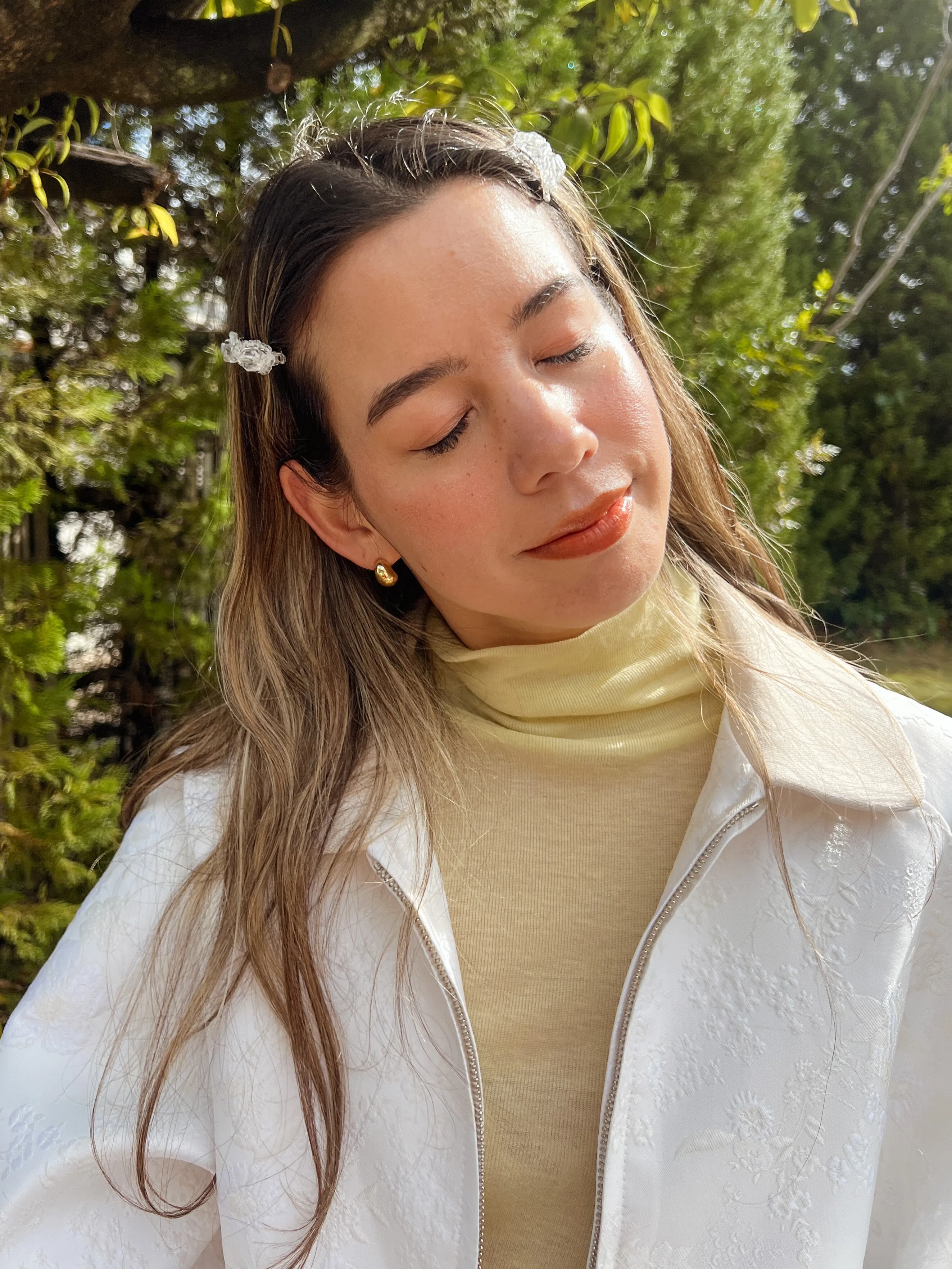 Daily Use See-through Turtleneck Top