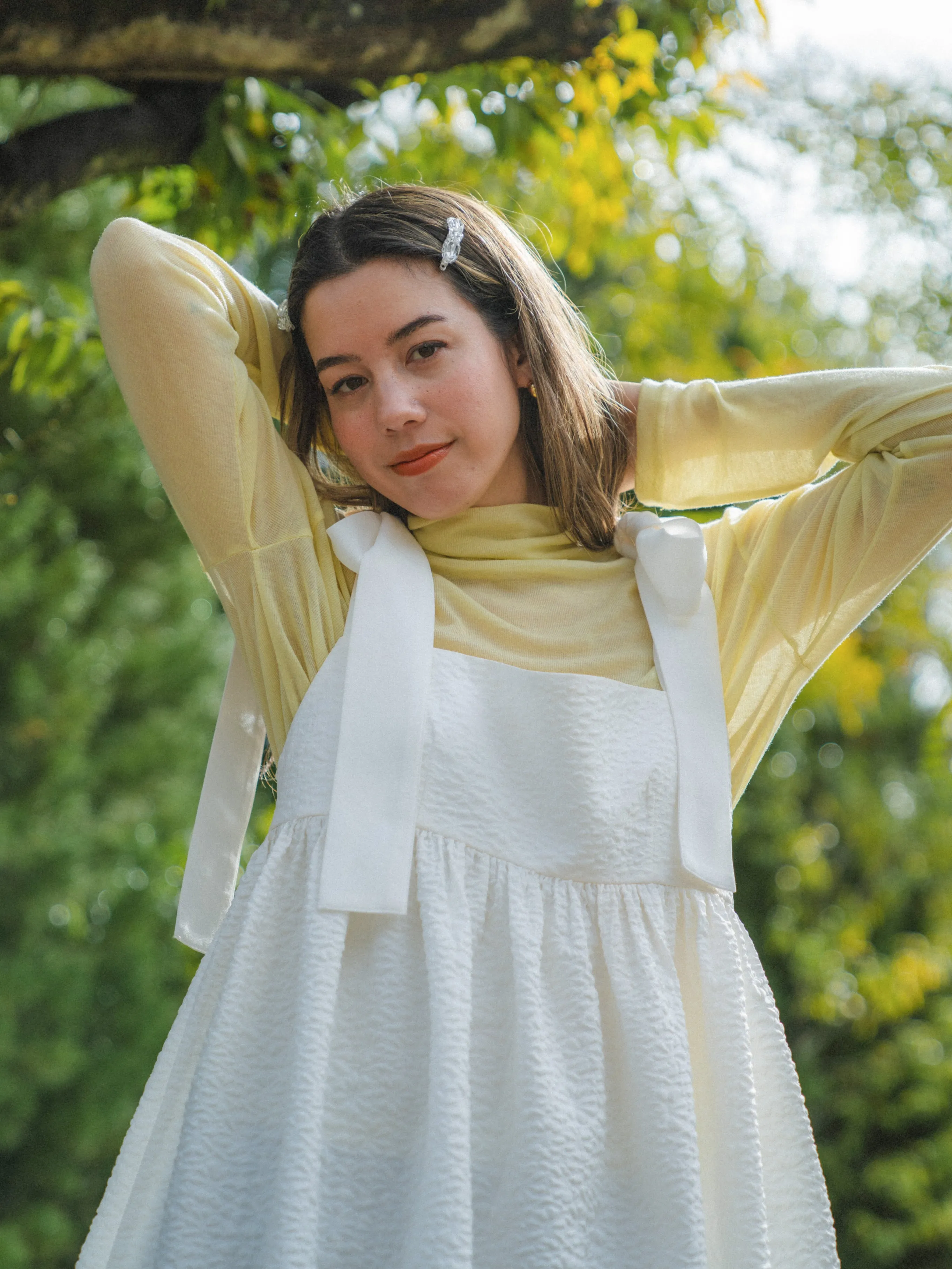 Daily Use See-through Turtleneck Top