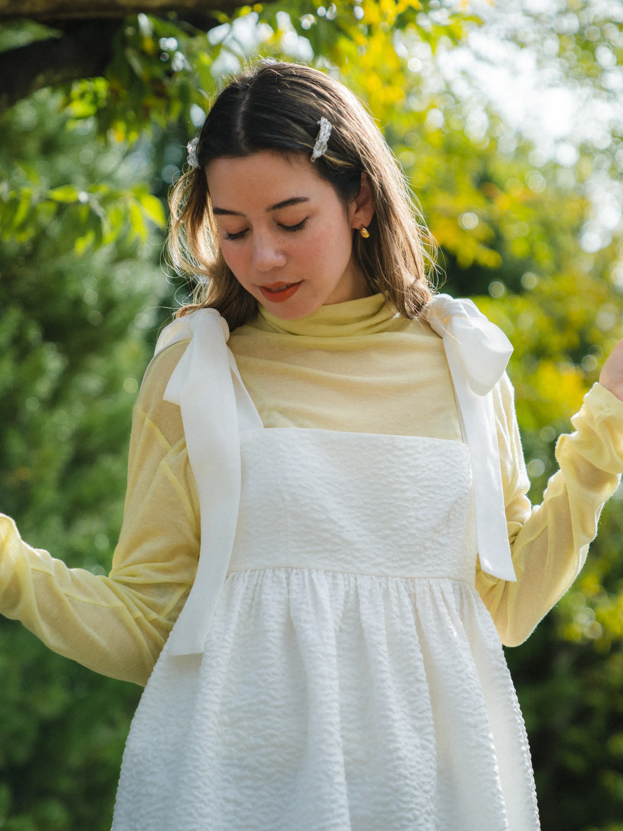 Daily Use See-through Turtleneck Top