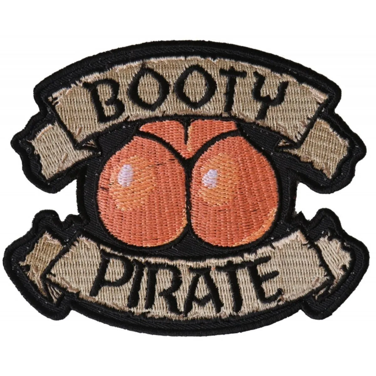 Daniel Smart Booty Pirate Patch, 4 x 3.25 inches