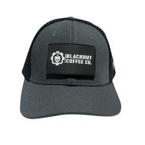 Dark Grey Trucker Hat w/ Black Mesh & PVC Patch