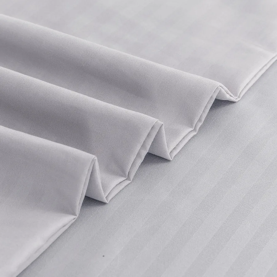 Deluxe Gray Plain 3pc Sheet Set