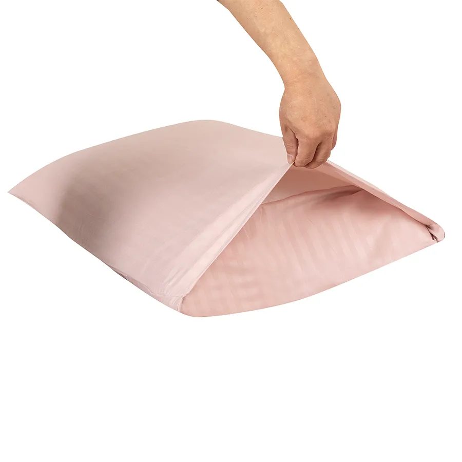 Deluxe Rose Dust Plain Linen Bed in A Bag