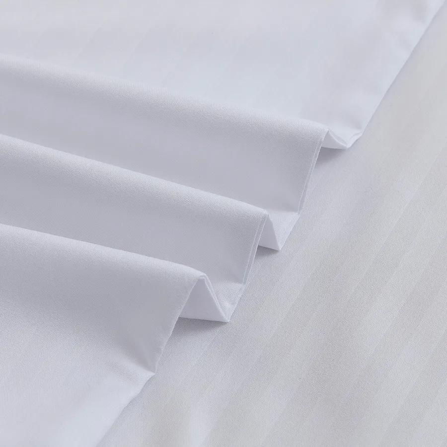 Deluxe White Plain Linen Bed in A Bag