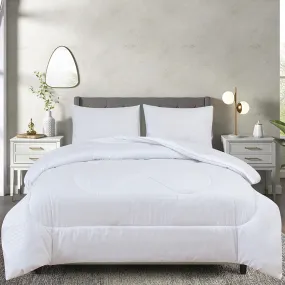 Deluxe White Plain Linen Bed in A Bag