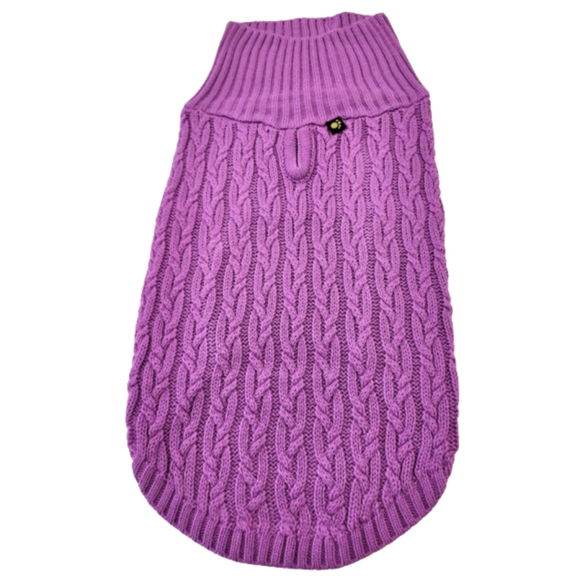 Dogs and Cats Colorful Knitted Turtleneck Sweater for Dogs