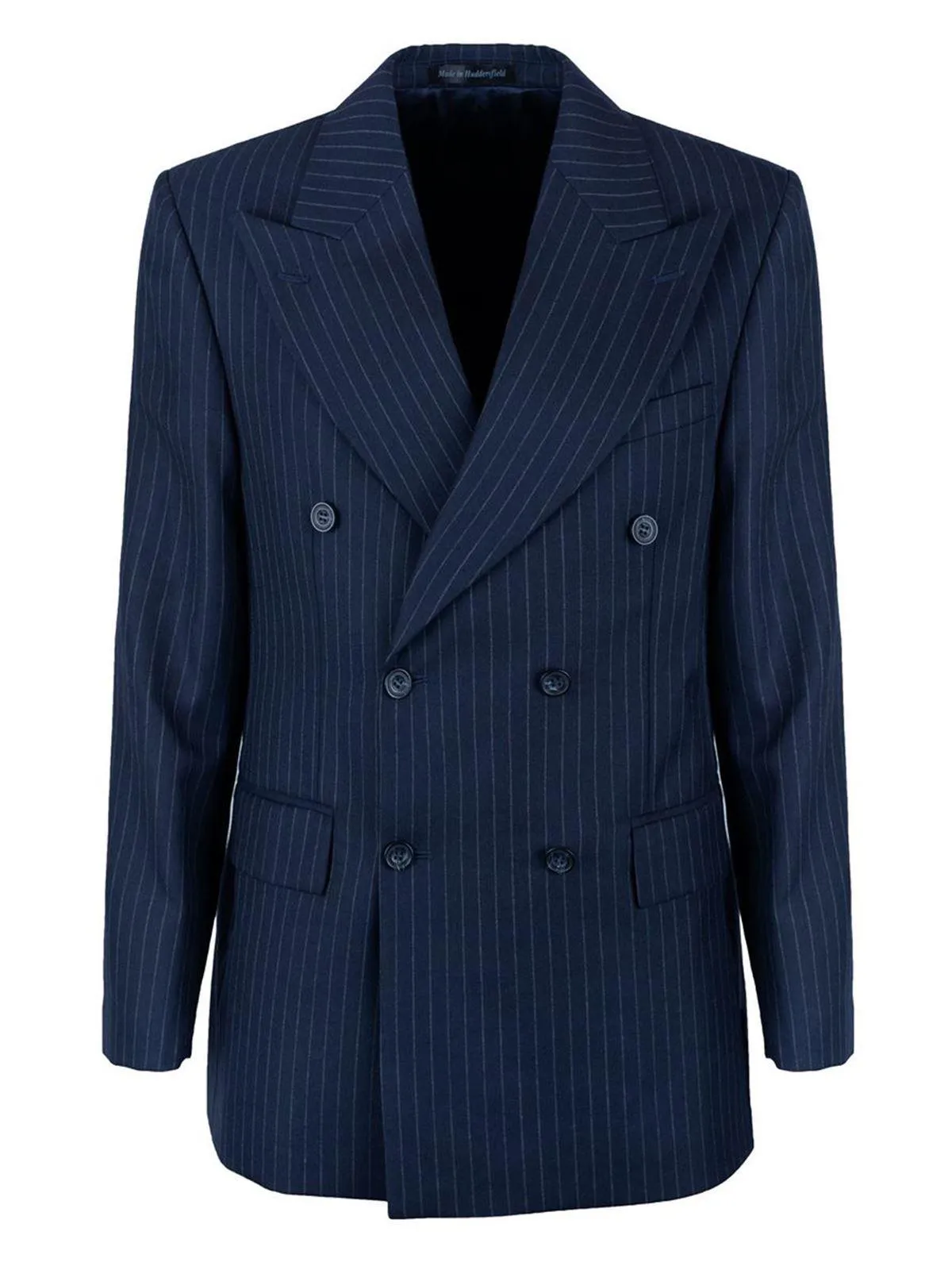 Double Breasted Replica 1940s Navy Wool Suit