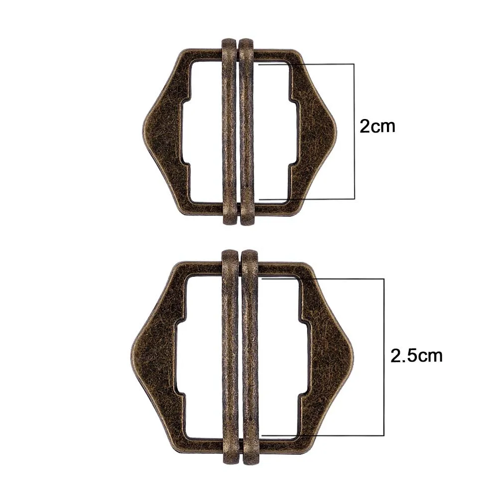 Double Webbing Adjuster Tailor's Choice Buckle for Pant/Waistcoat