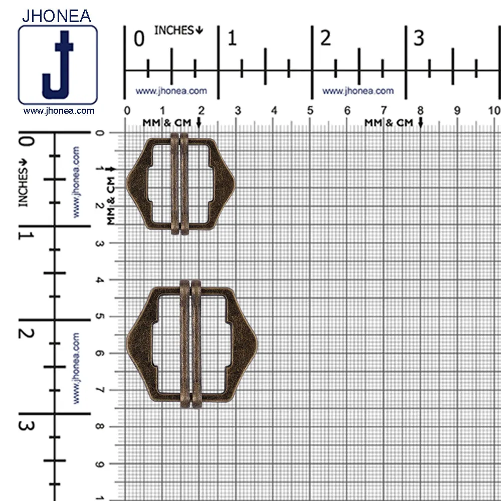 Double Webbing Adjuster Tailor's Choice Buckle for Pant/Waistcoat