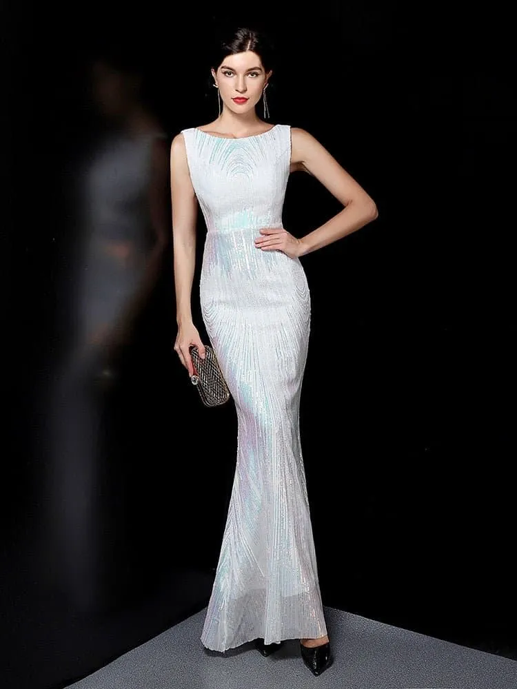 Elegant Abstract Evening Gowns