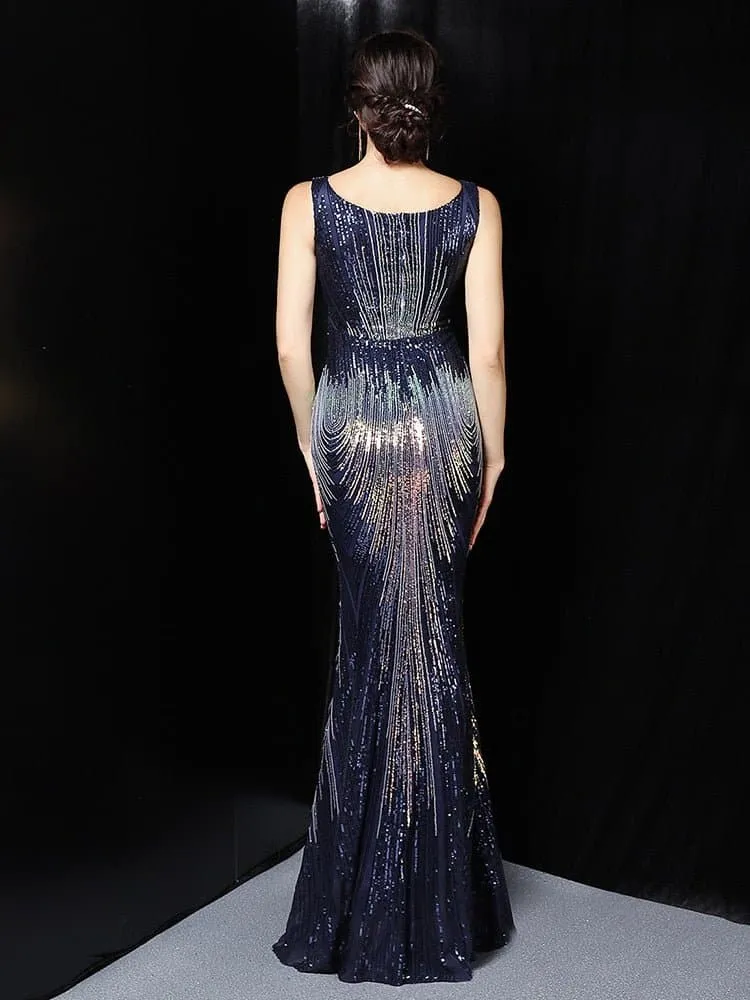 Elegant Abstract Evening Gowns